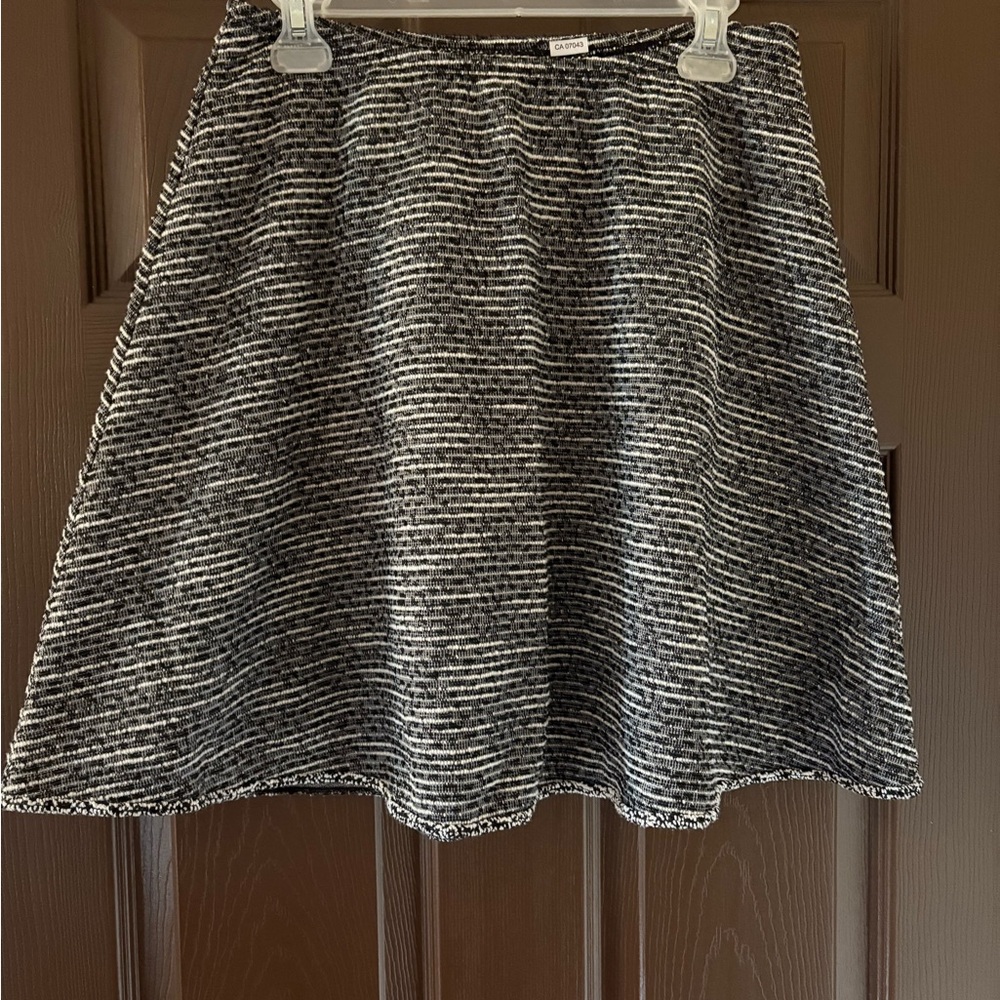 Black and White Circle Skirt